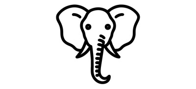 Image for Elephant Animal Zoo Cricut SVG Design