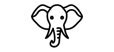 Image for Elephant Animal Zoo Cricut SVG Design