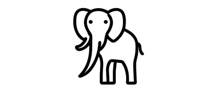 Image for Elephant Animal Zoo Cricut SVG Design