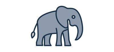 Image for Elephant Animal Republican Cricut SVG Design