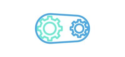 Image for Free Cog Cog Wheels Belt Cricut SVG Design