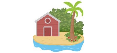 Image for Island Tropical Island Exotic Island Cricut SVG Design