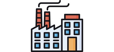 Image for Factory Factory Building Industrial Building Cricut SVG Design