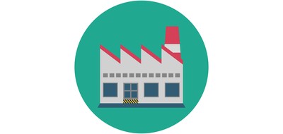 Image for Factory Plant Building Cricut SVG Design