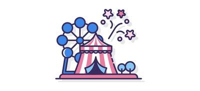 Image for Fair Circus Amusement Cricut SVG Design