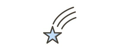 Image for Falling Star Cricut SVG Design