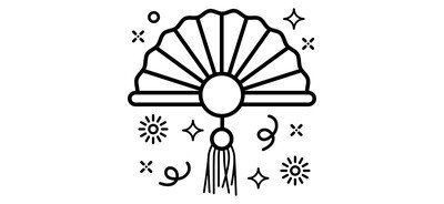 Image for Hand Fan Flamenco Fan Chinese Fan Cricut SVG Design