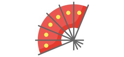 Image for Fan Chinese Flamenco Cricut SVG Design