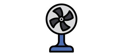 Image for Free Fan Tablefan Fancy Cricut SVG Design