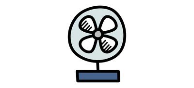 Image for Fan Air Breeze Cricut SVG Design