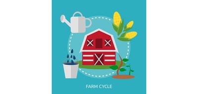 Image for Farm Cycle Agriculture Cricut SVG Design