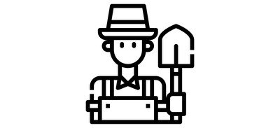 Image for Free Farmer Avatar Man Cricut SVG Design