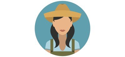 Image for Farmer Woman Avatar Cricut SVG Design