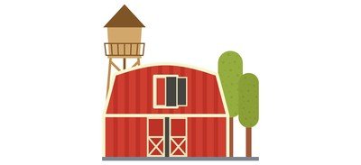 Image for Free Farm Farmhouse Hut Cricut SVG Design