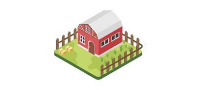 Image for Farmhouse Silo Rural House Cricut SVG Design