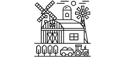 Image for Farmhouse Barn House Country House Cricut SVG Design