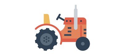 Image for Free Farming Tractor Vehicle Cricut SVG Design