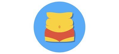 Image for Overweight Obesity Fat Man Cricut SVG Design