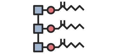 Image for Fat Acid Molecule Cricut SVG Design