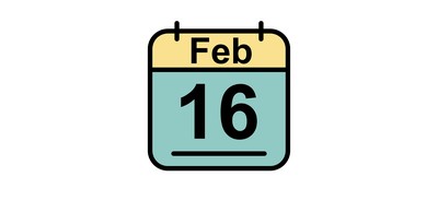 Image for February Calendar Date Cricut SVG Design