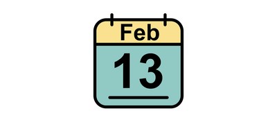 Image for February Calendar Date Cricut SVG Design