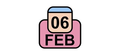 Image for February Calendar Date Cricut SVG Design