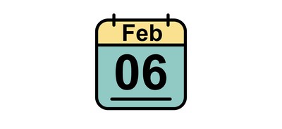 Image for February Calendar Date Cricut SVG Design