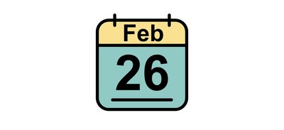 Image for February Calendar Date Cricut SVG Design