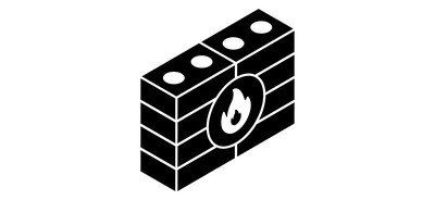 Image for Firewall Burning Combustion Cricut SVG Design