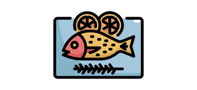 Image for Fish Lemon Seafood Cricut SVG Design