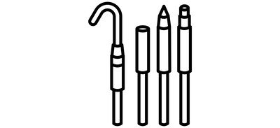 Image for Fish Sticks Fishing Rods Rod Set Cricut SVG Design