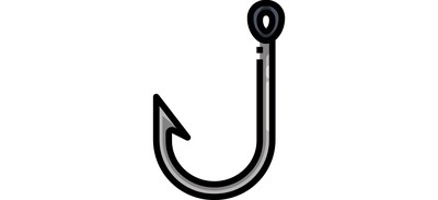 Image for Fishing Hook Fishing Rod Hook Cricut SVG Design