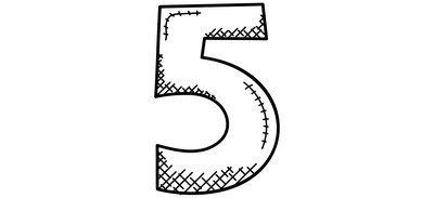 Image for Five Number Numeric Cricut SVG Design