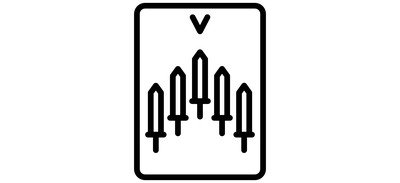 Image for Five of swords  Cricut SVG Design