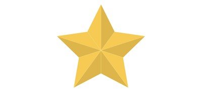 Image for Five Star Gold Star Award Cricut SVG Design