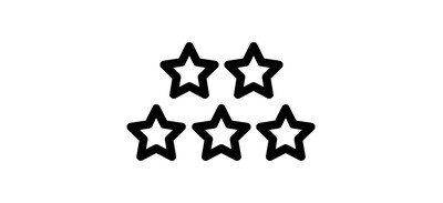 Image for Five Star Rating Cricut SVG Design