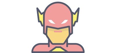 Image for Flash Flash Man Dccomics Cricut SVG Design