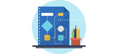 Image for Flowchart Logic Flow Cricut SVG Design