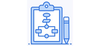 Image for Flowchart Algorithm Data Flow Cricut SVG Design