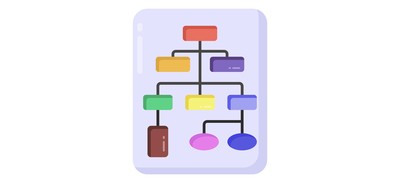 Image for Algorithm Sitemap Flowchart Cricut SVG Design