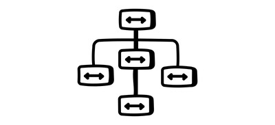 Image for Hierarchy Flowchart Workflow Cricut SVG Design