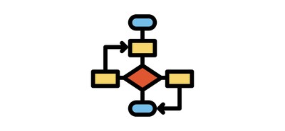 Image for Flowchart Alogorithm Activity Diagram Cricut SVG Design