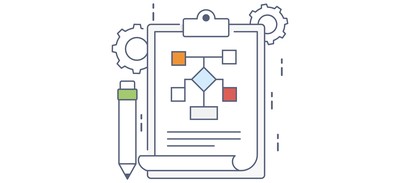 Image for Algorithm Sitemap Flowchart Cricut SVG Design