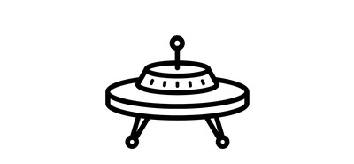 Image for Flying Saucer Ufo Cricut SVG Design