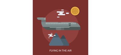 Image for Flying Air Plane Cricut SVG Design