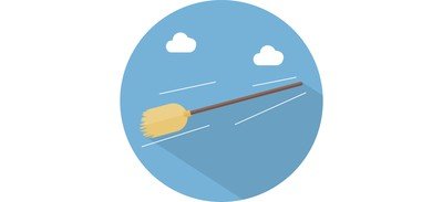 Image for Flying Broom Mistery Cricut SVG Design