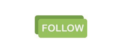 Image for Follow Button Follower Cricut SVG Design