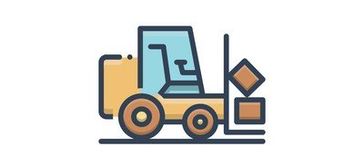 Image for Fork Lift Fork Lift Cricut SVG Design