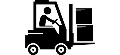 Image for Forklift Delivery Vehicle Vehicle Cricut SVG Design