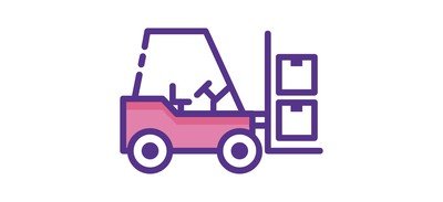 Image for Forklift Truck Bendi Cricut SVG Design